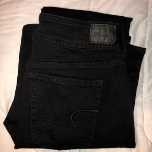 Black American Eagle Kickboot (Bootcut) Jeans